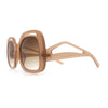 Womens Thick Plastic Rectangle Butterfly Retro Diva Sunglasses