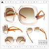 Womens Thick Plastic Rectangle Butterfly Retro Diva Sunglasses