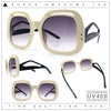 Womens Thick Plastic Rectangle Butterfly Retro Diva Sunglasses