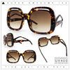 Womens Thick Plastic Rectangle Butterfly Retro Diva Sunglasses