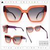 Womens Modish Squared Oversized Cat Eye Plastic Sunglasses