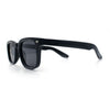 Gentlemans Hipster Bevel Horn Rim Plastic Fashion Hustler Sunglasses