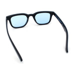 Gentlemans Hipster Bevel Horn Rim Plastic Fashion Hustler Sunglasses