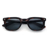 Gentlemans Hipster Bevel Horn Rim Plastic Fashion Hustler Sunglasses