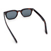 Gentlemans Hipster Bevel Horn Rim Plastic Fashion Hustler Sunglasses