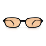 Gentlemans Hipster Oval Rectangle Horned Fashion Hustler Sunglasses