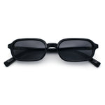 Gentlemans Hipster Oval Rectangle Horned Fashion Hustler Sunglasses
