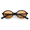 Retro Vintage Vibe Oval Hipster Boho Fashion Plastic Sunglasses