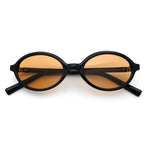 Retro Vintage Vibe Oval Hipster Boho Fashion Plastic Sunglasses