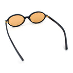 Retro Vintage Vibe Oval Hipster Boho Fashion Plastic Sunglasses