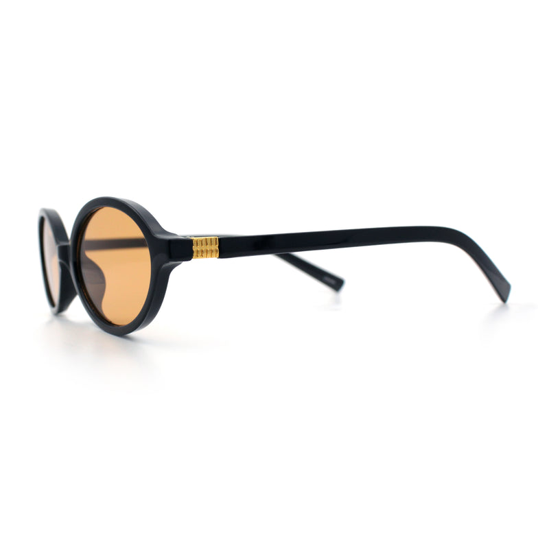 Retro Vintage Vibe Oval Hipster Boho Fashion Plastic Sunglasses
