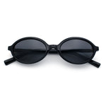 Retro Vintage Vibe Oval Hipster Boho Fashion Plastic Sunglasses