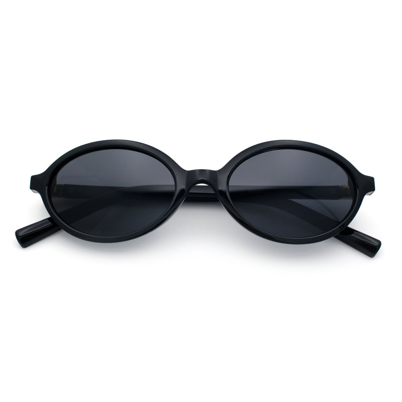 Retro Vintage Vibe Oval Hipster Boho Fashion Plastic Sunglasses