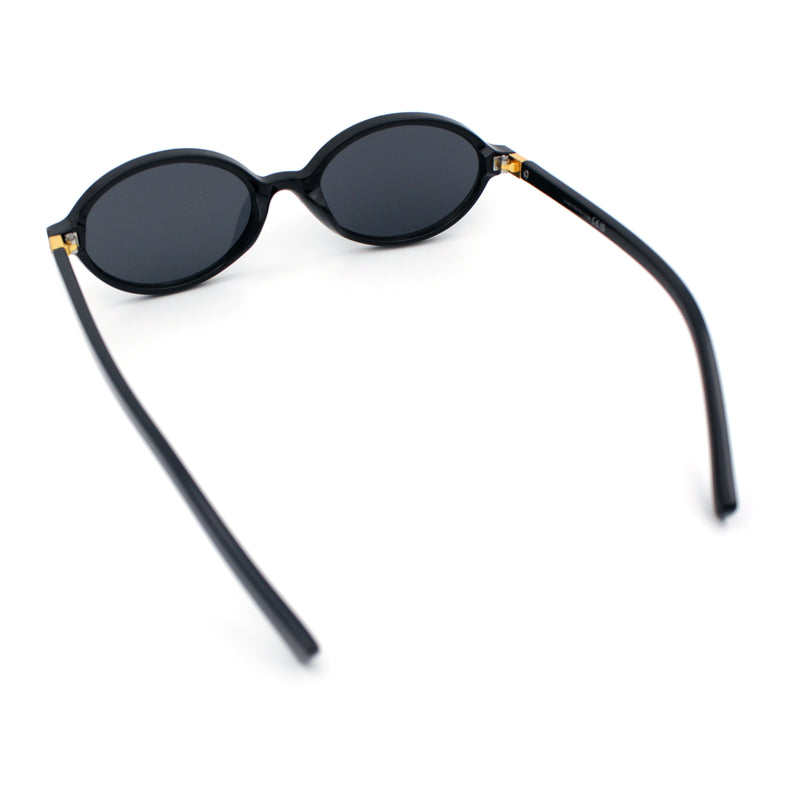Retro Vintage Vibe Oval Hipster Boho Fashion Plastic Sunglasses