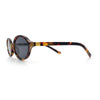 Retro Vintage Vibe Oval Hipster Boho Fashion Plastic Sunglasses