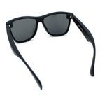 Horn Rim Shield Urban Hipster Color Mirror Bluetooth Smart Speaker Sunglasses