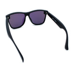 Horn Rim Shield Urban Hipster Color Mirror Bluetooth Smart Speaker Sunglasses
