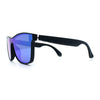Horn Rim Shield Urban Hipster Color Mirror Bluetooth Smart Speaker Sunglasses