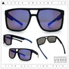 Mens Color Mirror Mobster Racer Flat Top Plastic Rectangle Sunglasses