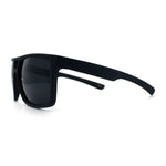 Mens Color Mirror Mobster Racer Flat Top Plastic Rectangle Sunglasses