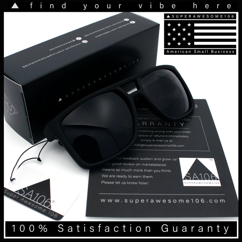 Mens Color Mirror Mobster Racer Flat Top Plastic Rectangle Sunglasses