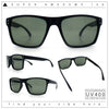 Mens Tempered Glass Lens Rectangle Sport Horn Rim Plastic Sunglasses