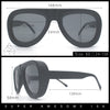 Mens Retro Mobster Cupped Thick Plastic Windbreak Racer Oversized Sunglasses