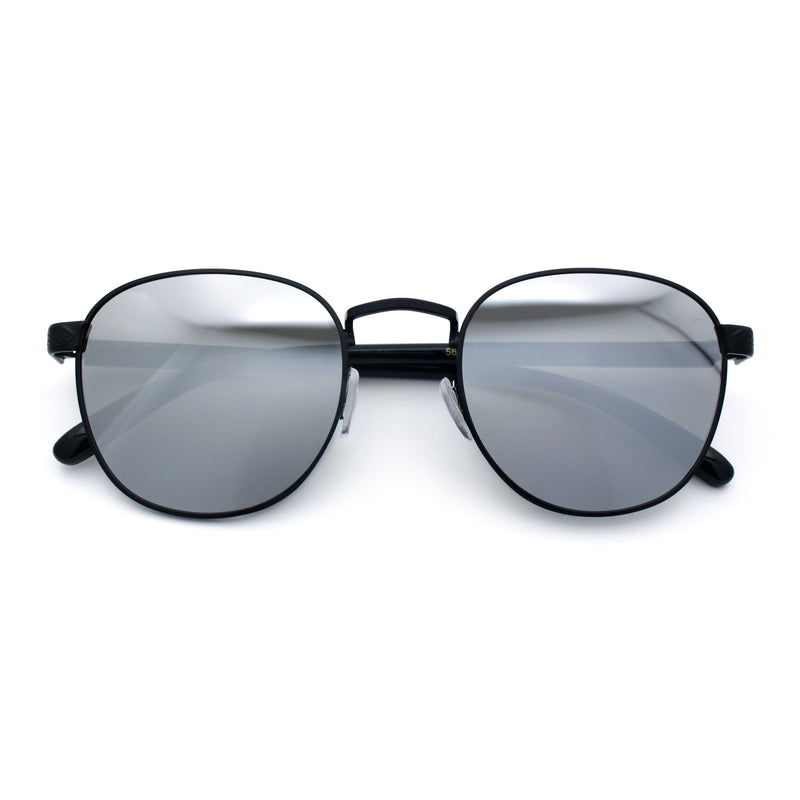 Boho Normcore Windsor Metal Rim Rectangular Round Hipster Sunglasses