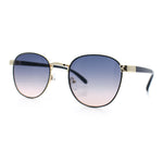 Boho Normcore Windsor Metal Rim Rectangular Round Hipster Sunglasses
