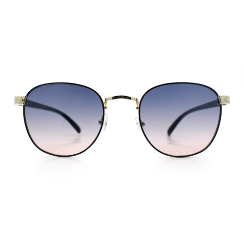 Boho Normcore Windsor Metal Rim Rectangular Round Hipster Sunglasses