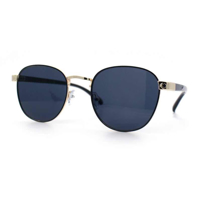 Boho Normcore Windsor Metal Rim Rectangular Round Hipster Sunglasses