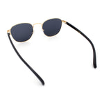 Boho Normcore Windsor Metal Rim Rectangular Round Hipster Sunglasses