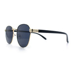 Boho Normcore Windsor Metal Rim Rectangular Round Hipster Sunglasses