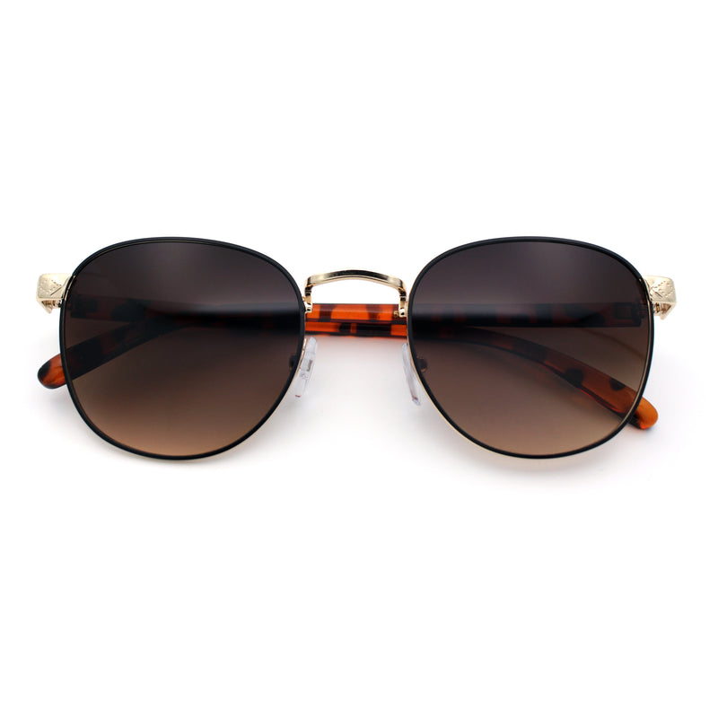 Boho Normcore Windsor Metal Rim Rectangular Round Hipster Sunglasses