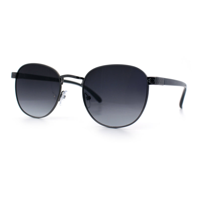 Boho Normcore Windsor Metal Rim Rectangular Round Hipster Sunglasses