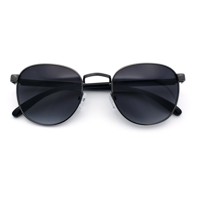 Boho Normcore Windsor Metal Rim Rectangular Round Hipster Sunglasses