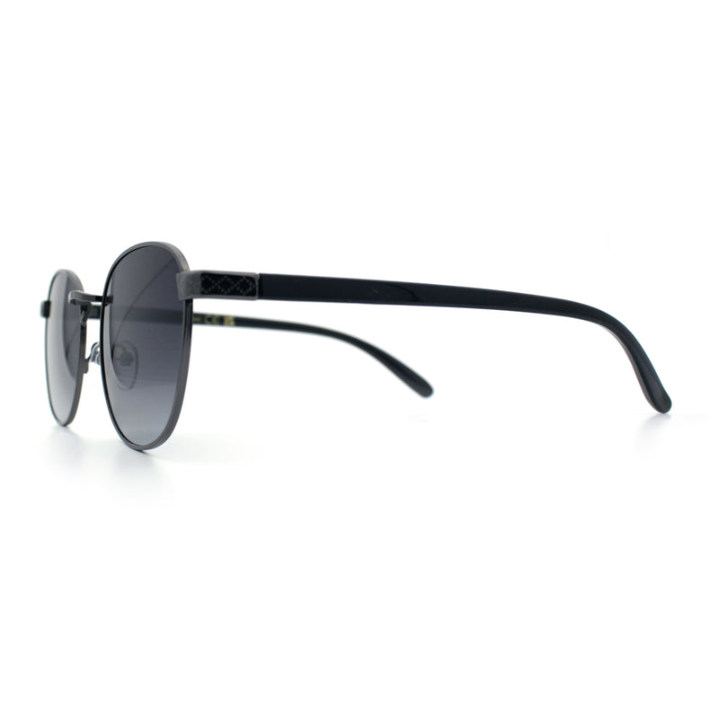 Boho Normcore Windsor Metal Rim Rectangular Round Hipster Sunglasses