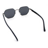 Luxury Gangster Octagonal Retro Refined Gentlemans Metal Rim Sunglasses
