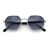 Luxury Gangster Octagonal Retro Refined Gentlemans Metal Rim Sunglasses