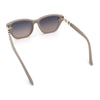 Womens Luxury Plastic Exposed Lens Rectangular Cat Eye Retro Sunglasses