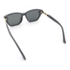 Womens Luxury Plastic Exposed Lens Rectangular Cat Eye Retro Sunglasses