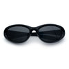 Oval Beveled Thick Plastic Y2K Sporty Fashion Sunglasses