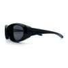 Oval Beveled Thick Plastic Y2K Sporty Fashion Sunglasses