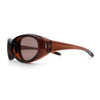 Oval Beveled Thick Plastic Y2K Sporty Fashion Sunglasses