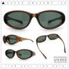 Oval Beveled Thick Plastic Y2K Sporty Fashion Sunglasses