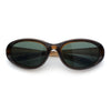 Oval Beveled Thick Plastic Y2K Sporty Fashion Sunglasses