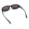 Oval Beveled Thick Plastic Y2K Sporty Fashion Sunglasses