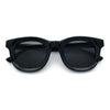 Vintage Vibe Thick Horn Rim Hipster Fashion Plastic Rectangle Sunglasses
