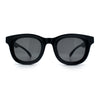 Vintage Vibe Thick Horn Rim Hipster Fashion Plastic Rectangle Sunglasses