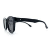 Vintage Vibe Thick Horn Rim Hipster Fashion Plastic Rectangle Sunglasses